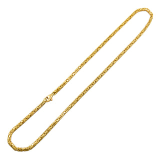 Königskette aus 585 Gelbgold, nachhaltiger second hand Schmuck perfekt aufgearbeitet