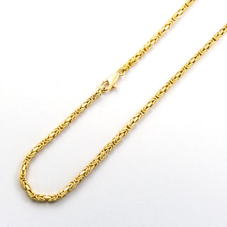 Königskette aus 585 Gelbgold, nachhaltiger second hand Schmuck perfekt aufgearbeitet