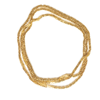 Königskette aus 585 Gelbgold, nachhaltiger second hand Schmuck perfekt aufgearbeitet