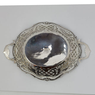 Korb aus Silber, nachhaltiger second hand Schmuck perfekt aufgearbeitet