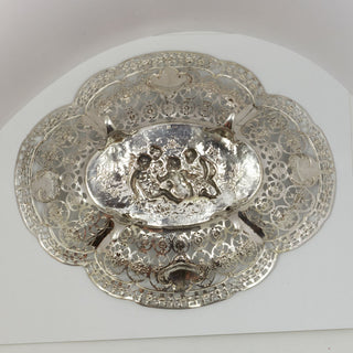 Korb aus 800 Silber, nachhaltiger second hand Schmuck perfekt aufgearbeitet