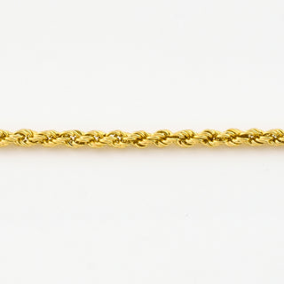 Kordelarmband aus 750 Gelbgold, nachhaltiger second hand Schmuck perfekt aufgearbeitet