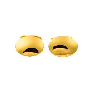 Krämer Manschettenknöpfe aus 750 Gelbgold, nachhaltiger second hand Schmuck perfekt aufgearbeitet