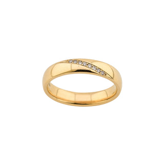 Kraemer Brillantring aus 585 Gelbgold, nachhaltiger second-hand Schmuck perfekt aufgearbeitet