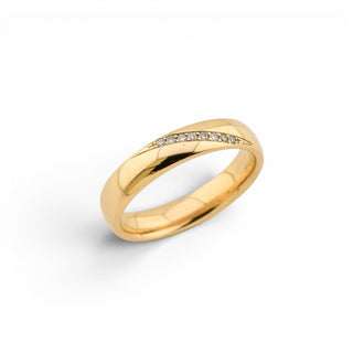 Kraemer Brillantring aus 585 Gelbgold, nachhaltiger second-hand Schmuck perfekt aufgearbeitet