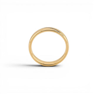 Kraemer Brillantring aus 585 Gelbgold, nachhaltiger second-hand Schmuck perfekt aufgearbeitet
