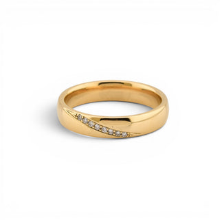 Kraemer Brillantring aus 585 Gelbgold, nachhaltiger second-hand Schmuck perfekt aufgearbeitet