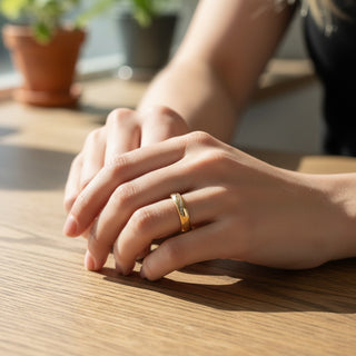 Kraemer Brillantring aus 585 Gelbgold, nachhaltiger second-hand Schmuck perfekt aufgearbeitet