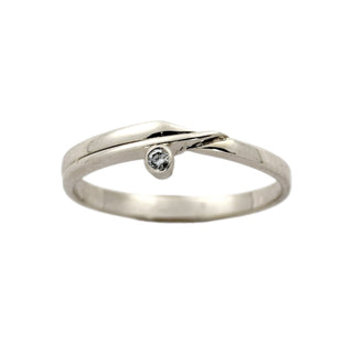 Krämer Brillantring aus 585 Weißgold, nachhaltiger second-hand Schmuck perfekt aufgearbeitet