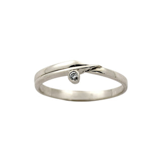 Krämer Brillantring aus 585 Weißgold, nachhaltiger second-hand Schmuck perfekt aufgearbeitet
