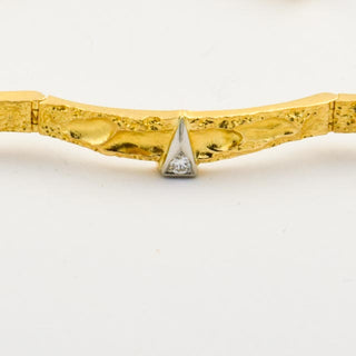 Lapponia Brillantarmband aus 585 Gelb- und Weißgold, nachhaltiger second hand Schmuck perfekt aufgearbeitet