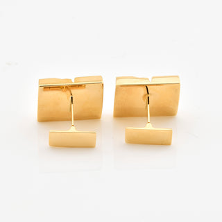 Lapponia Manschettenknöpfe aus 585 Gelbgold, nachhaltiger second hand Schmuck perfekt aufgearbeitet