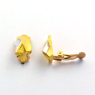 Lapponia Ohrclips aus 585 Gelb- und Weißgold, nachhaltiger second hand Schmuck perfekt aufgearbeitet