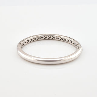 Leo Pizzo Brillantarmreif aus 750 Weißgold, nachhaltiger second hand Schmuck perfekt aufgearbeitet