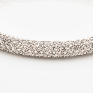 Leo Pizzo Brillantarmreif aus 750 Weißgold, nachhaltiger second hand Schmuck perfekt aufgearbeitet