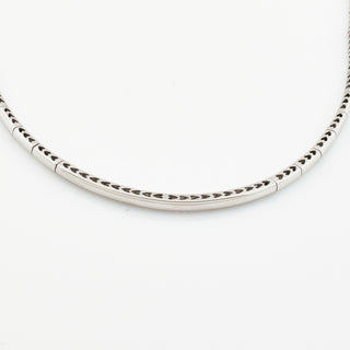 Leo Pizzo Brillantcollier aus 750 Weißgold, nachhaltiger second hand Schmuck perfekt aufgearbeitet