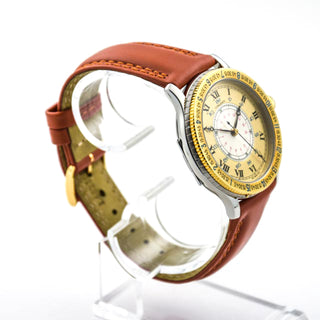 Longines Herrenarmbanduhr Lindberg Automatik und Zentralsekunde und Sichtboden, gebrauchte Luxusuhr im Top-Zustand