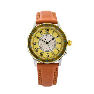 Longines Herrenarmbanduhr Lindbergh Automatik und Zentralsekunde und Sichtboden, gebrauchte Luxusuhr im Top-Zustand