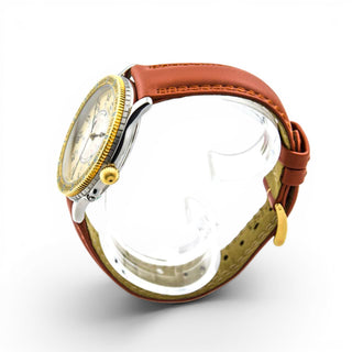 Longines Herrenarmbanduhr Lindbergh Automatik und Zentralsekunde und Sichtboden, gebrauchte Luxusuhr im Top-Zustand