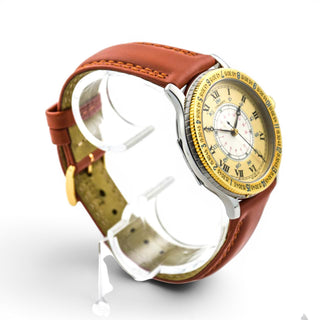 Longines Herrenarmbanduhr Lindbergh Automatik und Zentralsekunde und Sichtboden, gebrauchte Luxusuhr im Top-Zustand