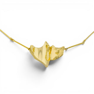Matti J Hyvärinen Collier aus 585 Gelbgold, nachhaltiger second-hand Schmuck perfekt aufgearbeitet