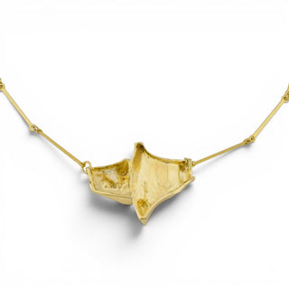 Matti J Hyvärinen Collier aus 585 Gelbgold, nachhaltiger second-hand Schmuck perfekt aufgearbeitet