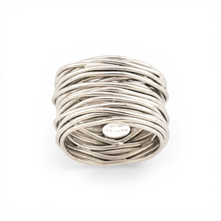 Mattioli Ring aus 750 Weißgold, nachhaltiger second hand Schmuck perfekt aufgearbeitet