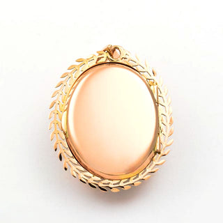 Anhänger/Medaillon aus 750 Gelbgold mit Onyx und Perle, nachhaltiger second hand Schmuck perfekt aufgearbeitet