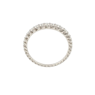 Memoirering aus 950 Platin mit Brillant, nachhaltiger second hand Schmuck perfekt aufgearbeitet