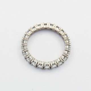 Brillantring aus 750 Weißgold, nachhaltiger second hand Schmuck perfekt aufgearbeitet