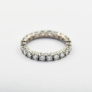 Brillantring aus 750 Weißgold, nachhaltiger second hand Schmuck perfekt aufgearbeitet