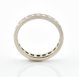 Brillantring aus 585 Weißgold, nachhaltiger second hand Schmuck perfekt aufgearbeitet