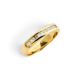 Moncara Brillantring aus 585 Gelbgold, nachhaltiger second-hand Schmuck perfekt aufgearbeitet