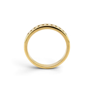 Moncara Brillantring aus 585 Gelbgold, nachhaltiger second-hand Schmuck perfekt aufgearbeitet