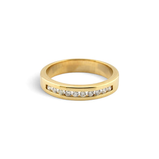Moncara Brillantring aus 585 Gelbgold, nachhaltiger second-hand Schmuck perfekt aufgearbeitet