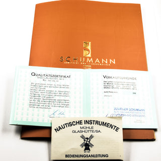 Mühle Glashütte/SA. Herrenarmbanduhr Sports M12 Automatik mit Datumsanzeige und Zentralsekunde, gebrauchte Luxusuhr im Top-Zustand