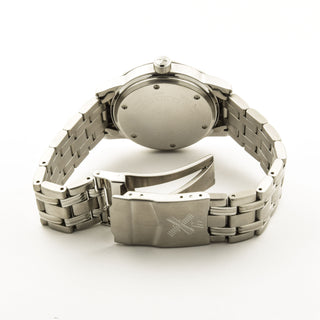 Mühle Glashütte/SA. Herrenarmbanduhr Sports M12 Automatik mit Datumsanzeige und Zentralsekunde, gebrauchte Luxusuhr im Top-Zustand