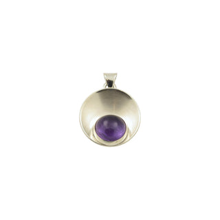 Niels Erik From Anhänger aus 925 Silber mit Amethyst, nachhaltiger second-hand Schmuck perfekt aufgearbeitet