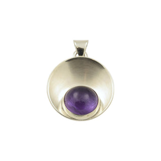 Niels Erik From Anhänger aus 925 Silber mit Amethyst, nachhaltiger second-hand Schmuck perfekt aufgearbeitet