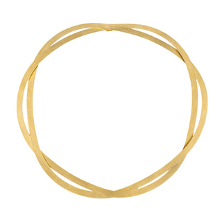 Niessing Halsschmuck Flechtschmuck aus 750 Gelbgold, nachhaltiger second-hand Schmuck perfekt aufgearbeitet