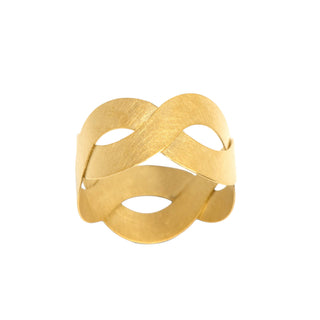 Niessing Ring Flechtschmuck aus 750 Gelbgold, nachhaltiger second-hand Schmuck perfekt aufgearbeitet