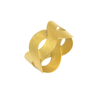 Niessing Ring Flechtschmuck aus 750 Gelbgold, nachhaltiger second-hand Schmuck perfekt aufgearbeitet