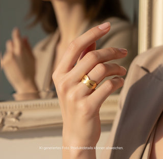 Niessing Ring Flechtschmuck aus 750 Gelbgold, nachhaltiger second-hand Schmuck perfekt aufgearbeitet
