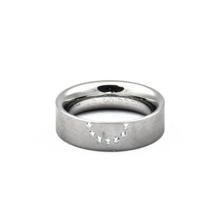 Niessing Ring in.love aus Edelstahl mit Brillant, neuwertig, nachhaltiger second hand Schmuck perfekt aufgearbeitet