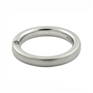 Niessing Brillantring Oval aus 950 Platin, nachhaltiger second-hand Schmuck perfekt aufgearbeitet