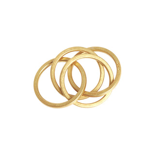 Niessing Ring Rollover aus 750 Gelbgold, nachhaltiger second-hand Schmuck perfekt aufgearbeitet