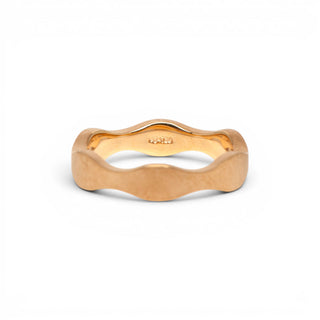 Niessing Ring Setario 3 Doppelwelle aus 750 Rotgold, nachhaltiger second-hand Schmuck perfekt aufgearbeitet