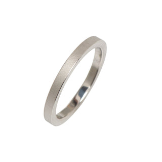 Niessing Ring Setario 3 gerade aus 750 Graugold, nachhaltiger second-hand Schmuck perfekt aufgearbeitet