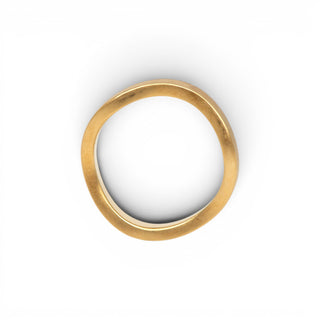 Niessing Ring Setario 3 große Welle aus 750 Gelbgold, nachhaltiger second-hand Schmuck perfekt aufgearbeitet