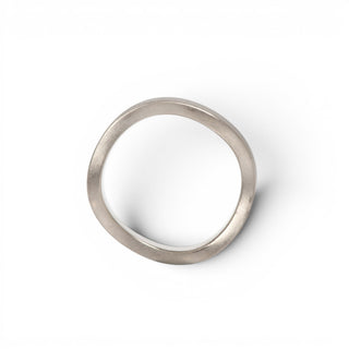Niessing Ring Setario 3 große Welle aus 750 Graugold, nachhaltiger second-hand Schmuck perfekt aufgearbeitet